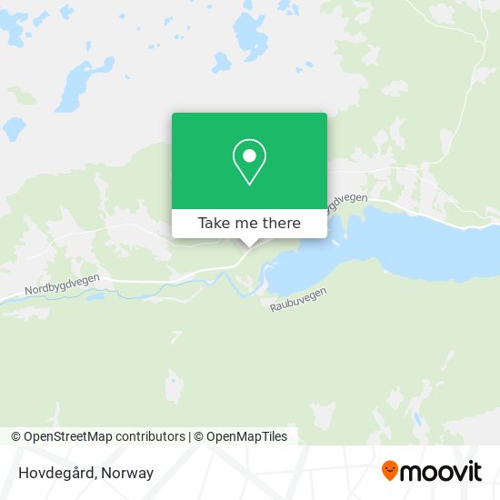 Hovdegård map