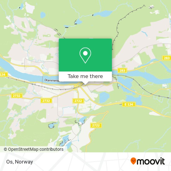 Os Get A Map How To Get To Os In Nedre Eiker By Bus Or Train?