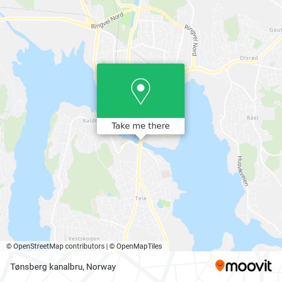 Tønsberg kanalbru map
