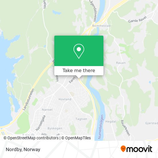 Nordby map