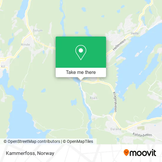 Kammerfoss map