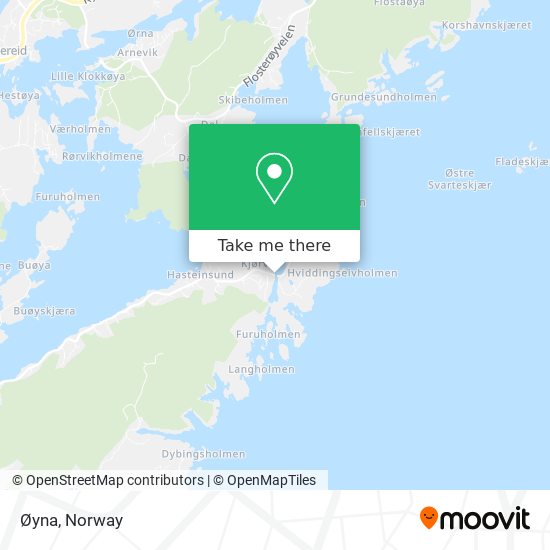 Øyna map