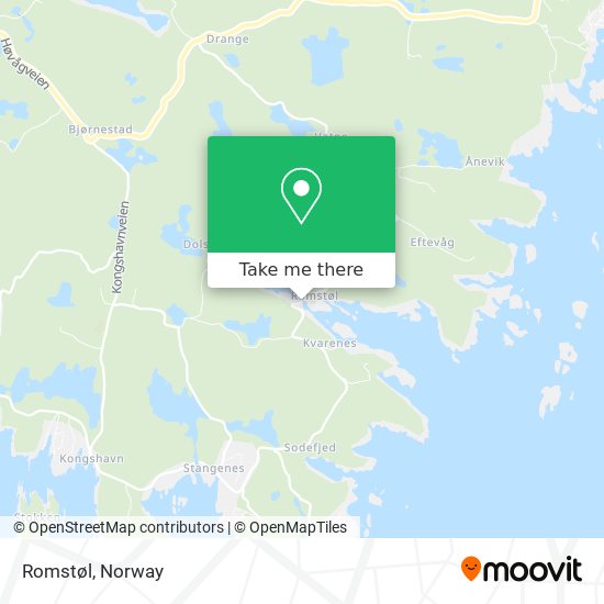 Romstøl map