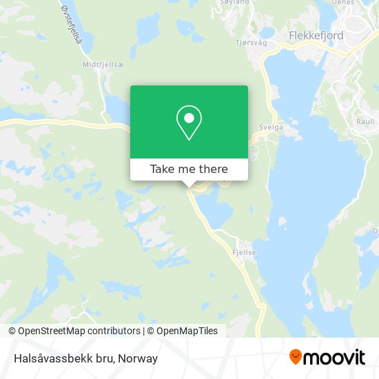 Halsåvassbekk bru map