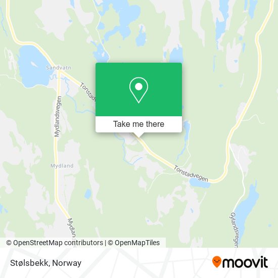 Stølsbekk map