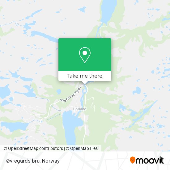 Øvregards bru map