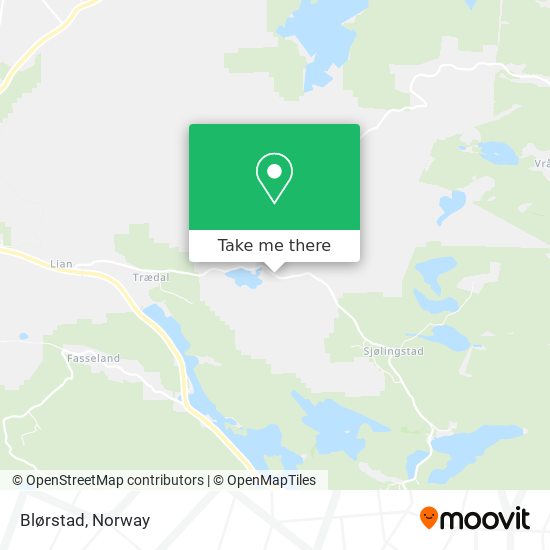 Blørstad map