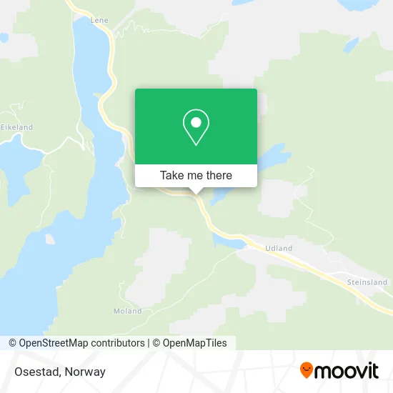 Osestad map