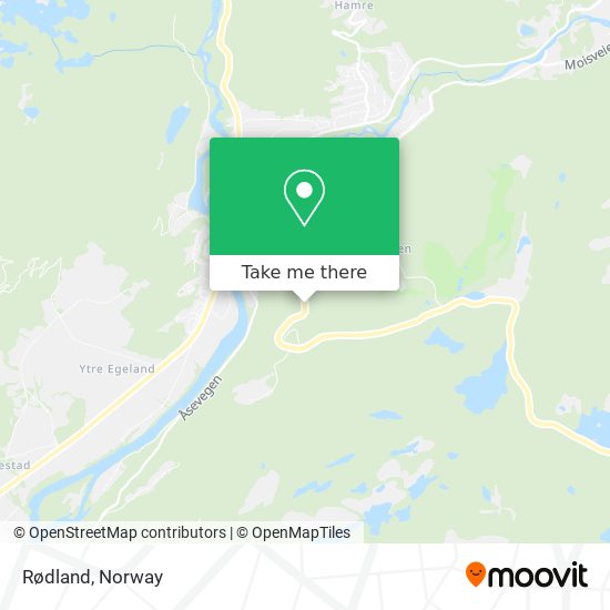 Rødland map