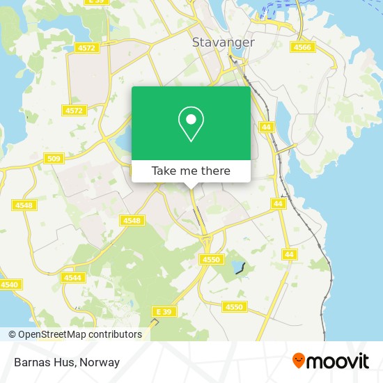 Barnas Hus map