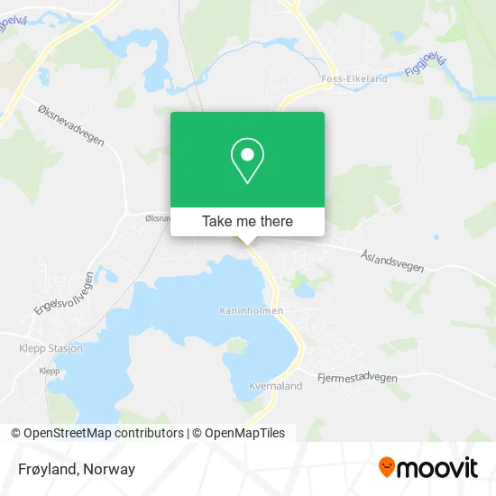 Frøyland map