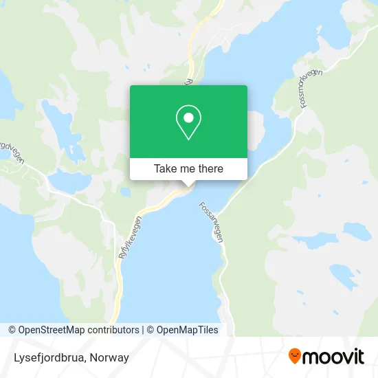 Lysefjordbrua map