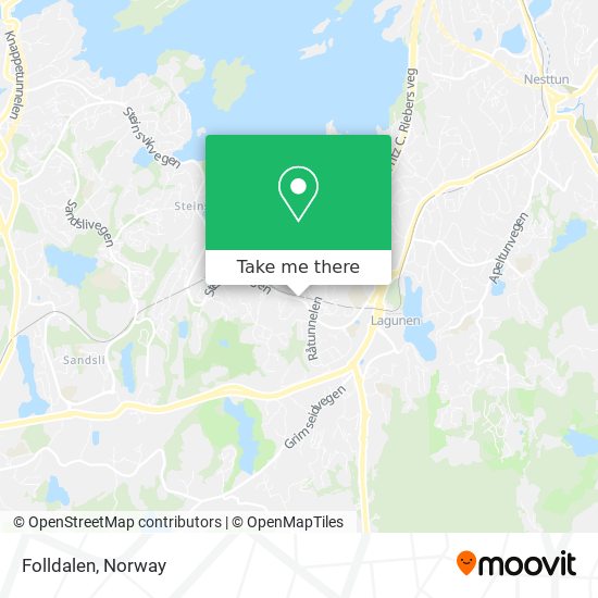 Folldalen map