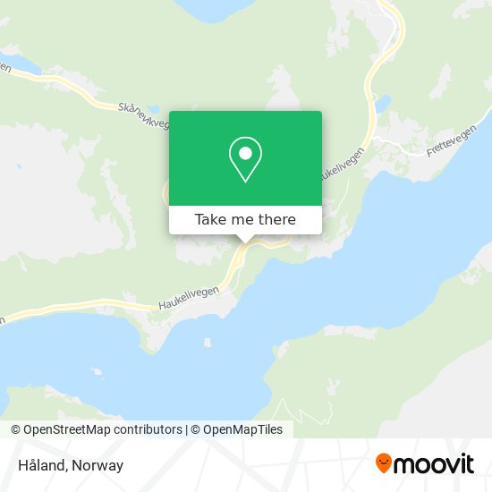 Håland map