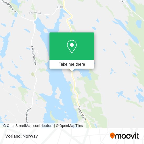 Vorland map