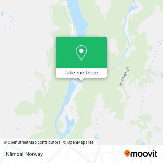 Nåmdal map