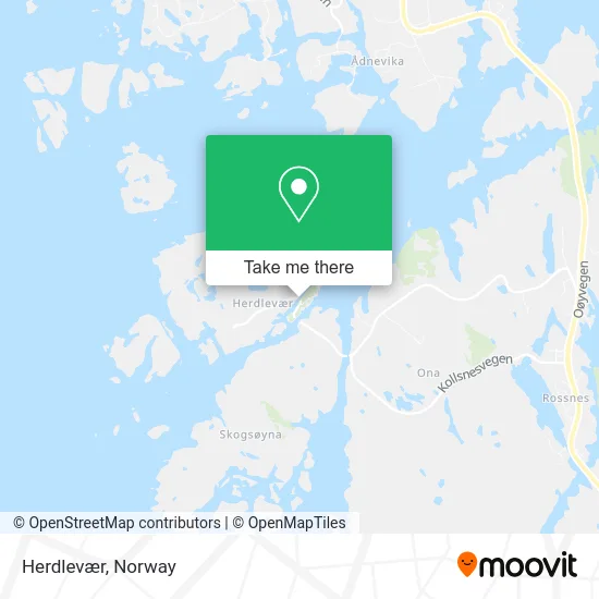 Herdlevær map