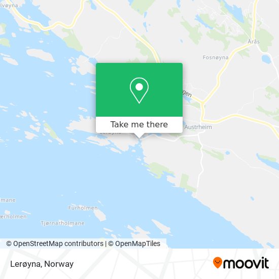 Lerøyna map