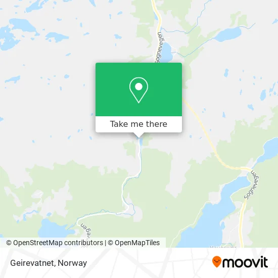 Geirevatnet map