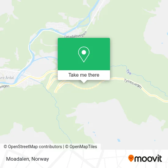 Moadalen map