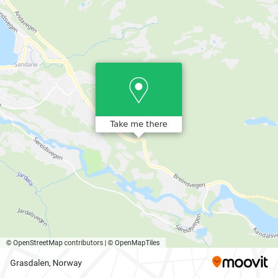 Grasdalen map