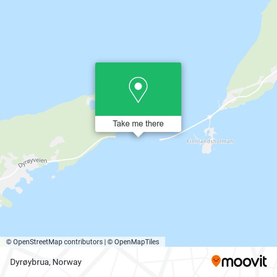 Dyrøybrua map