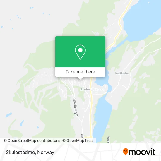 Skulestadmo map
