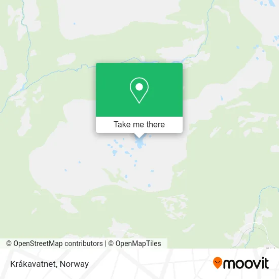 Kråkavatnet map