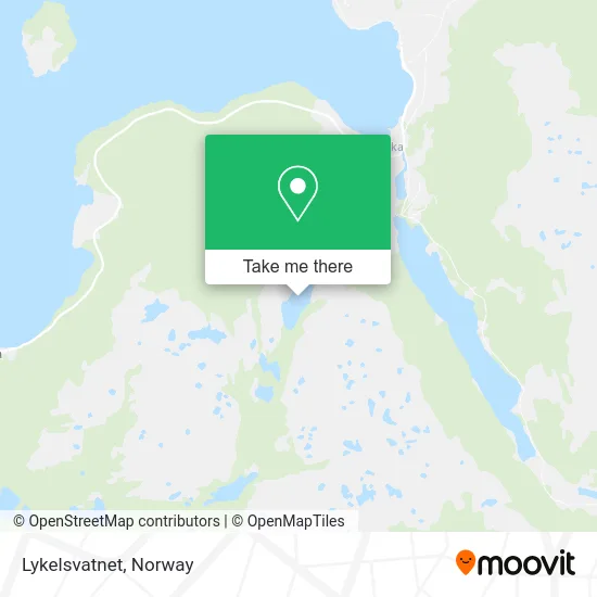 Lykelsvatnet map