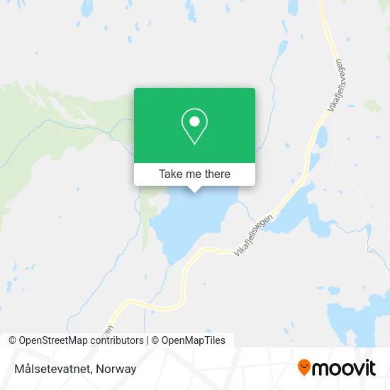 Målsetevatnet map