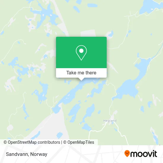 Sandvann map