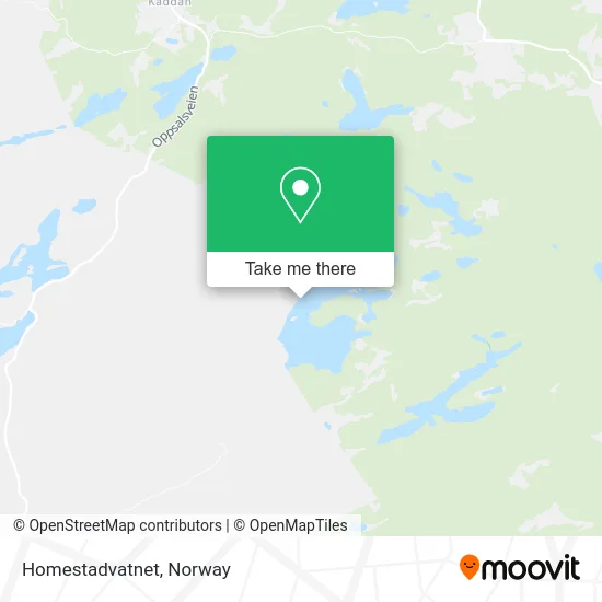 Homestadvatnet map