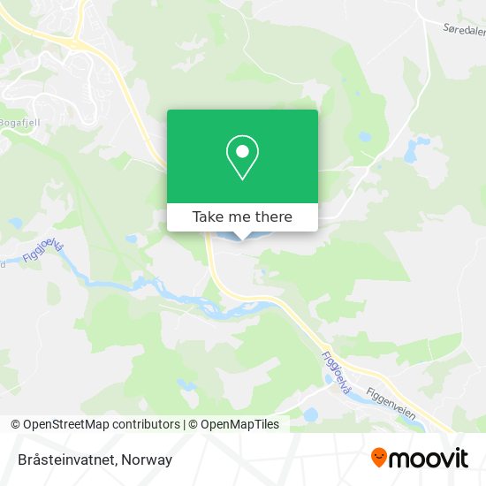 Bråsteinvatnet map