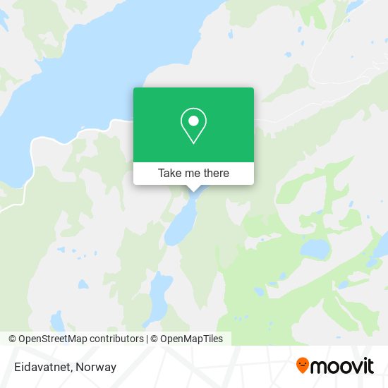 Eidavatnet map