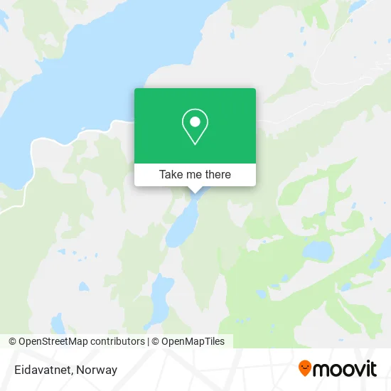 Eidavatnet map