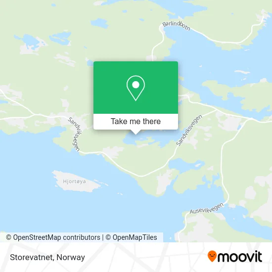 Storevatnet map