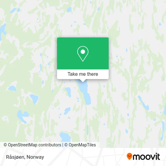 Råsjøen map