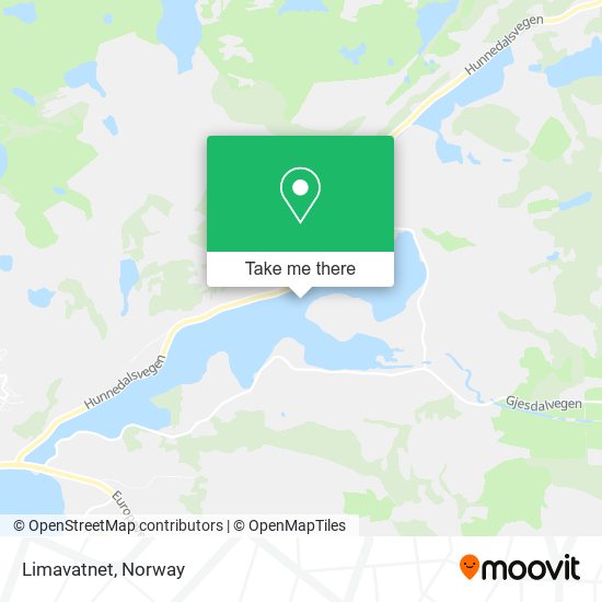 Limavatnet map