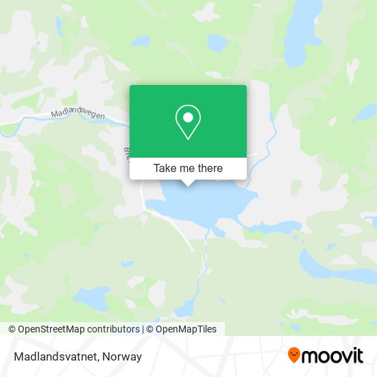 Madlandsvatnet map