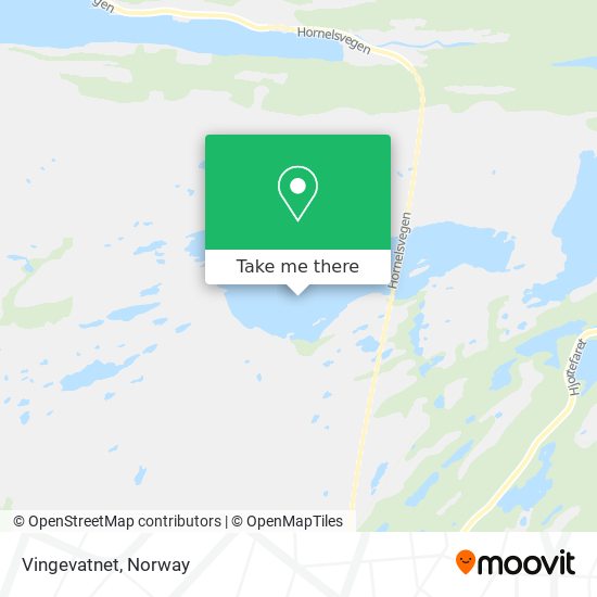 Vingevatnet map