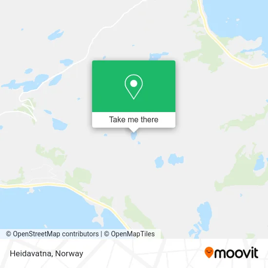 Heidavatna map