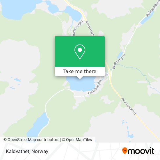 Kaldvatnet map