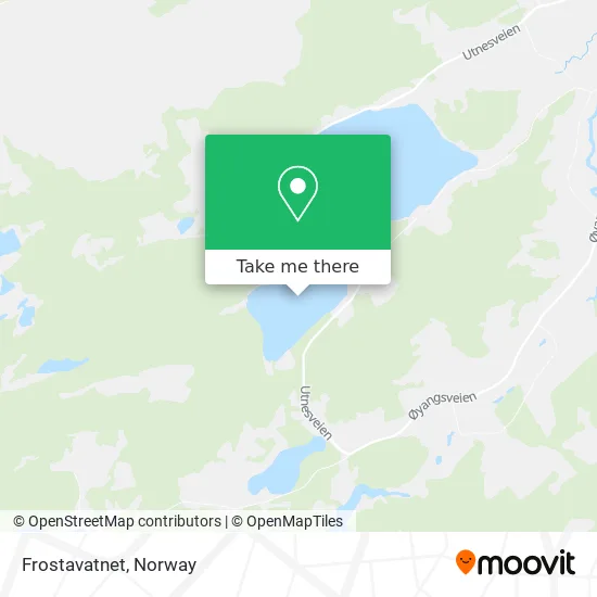 Frostavatnet map