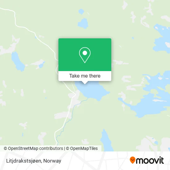 Litjdrakstsjøen map