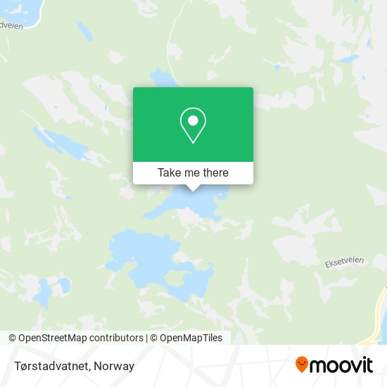 Tørstadvatnet map