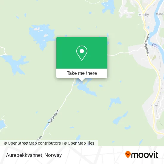 Aurebekkvannet map