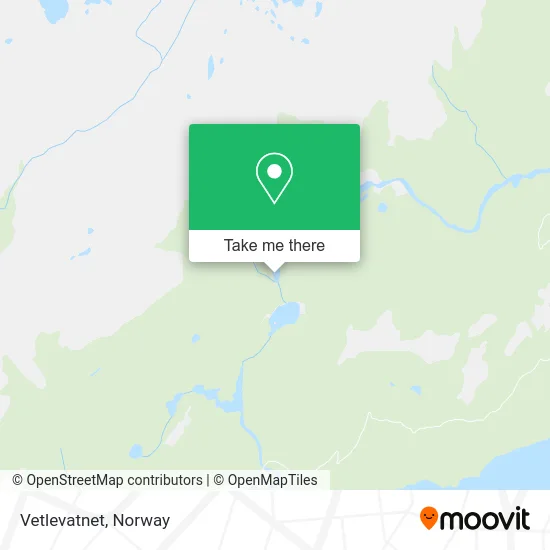 Vetlevatnet map