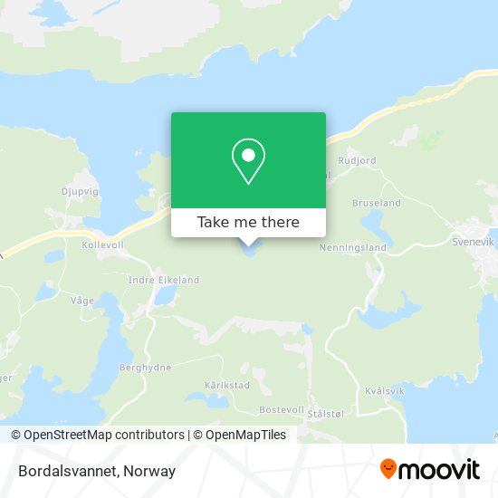 Bordalsvannet map