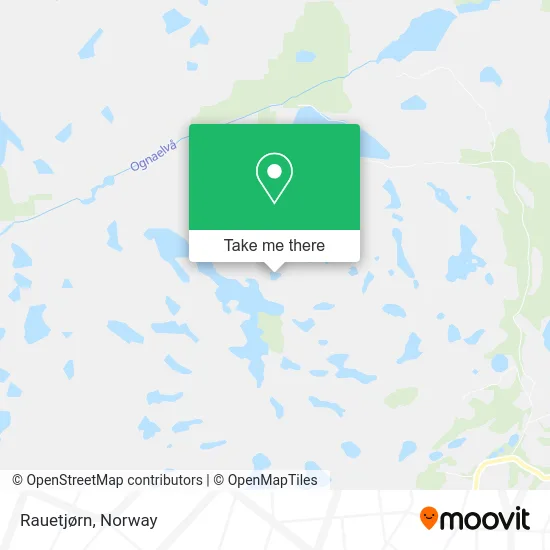 Rauetjørn map
