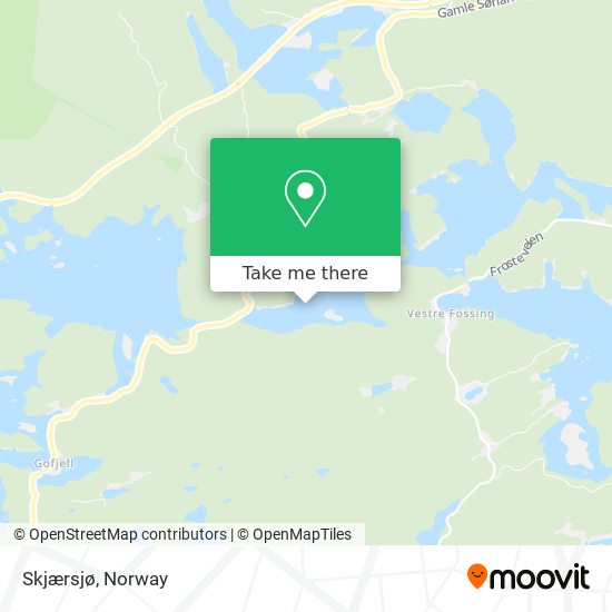 Skjærsjø map